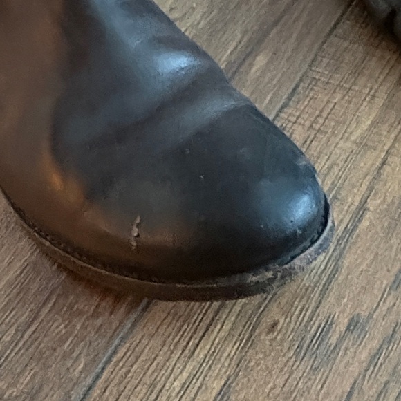 Frye Brown Leather Riding Boots Size 8 - Picture 3 of 6